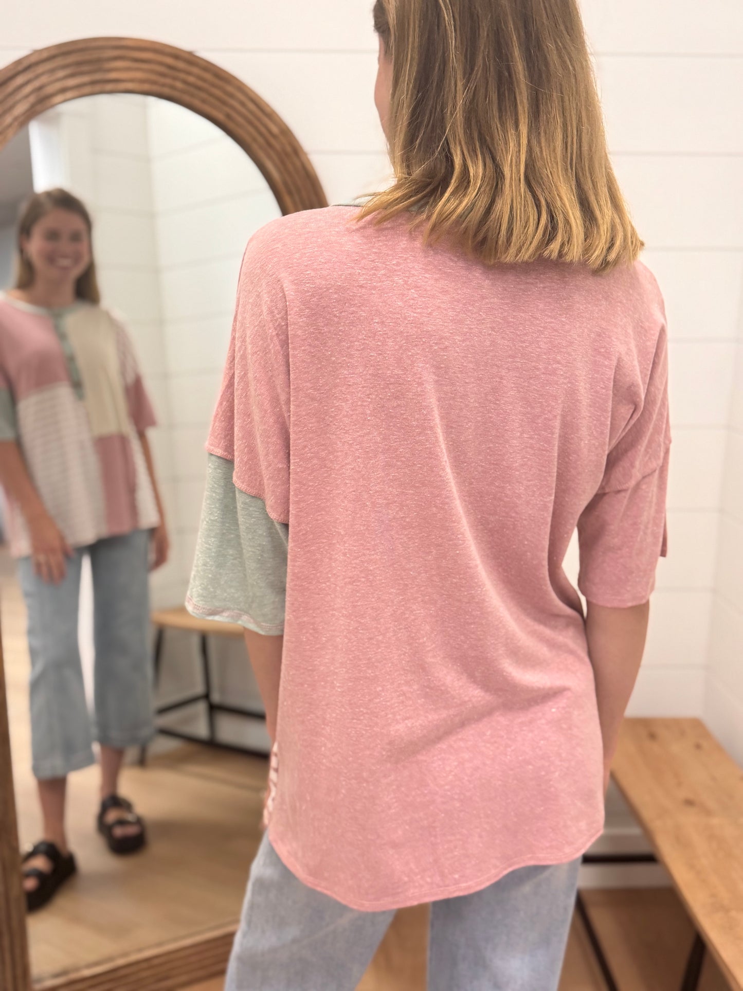 Patch-Block Easy Wear Tee
