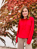 Brushed Hacci Melange Hoodie Sweater