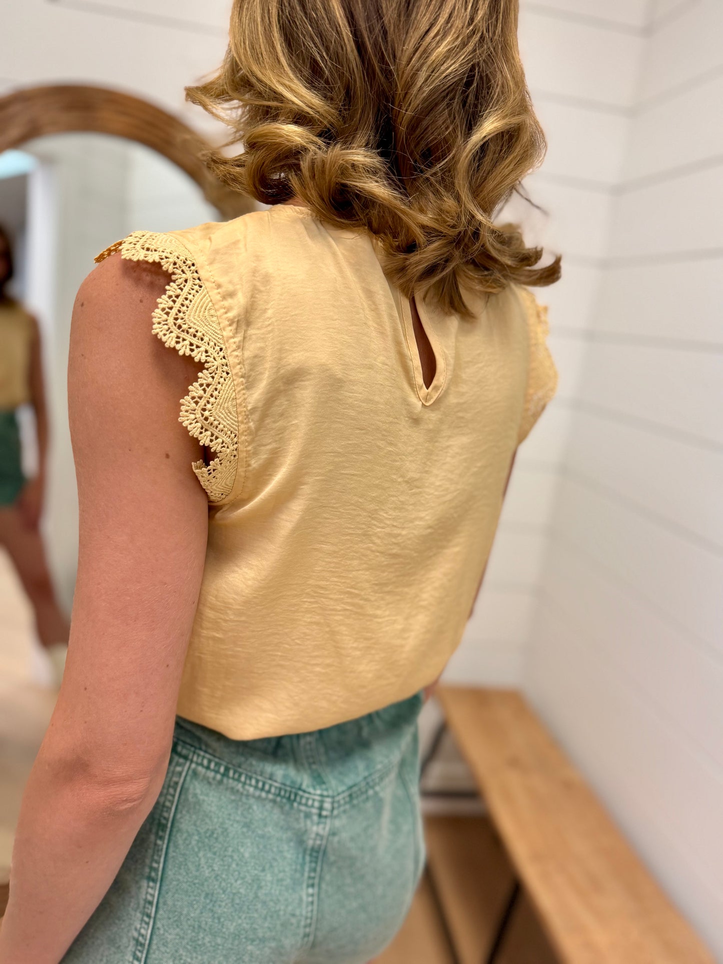 Lace Trim Tank