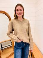 Cozy Sweater Hoodie Top