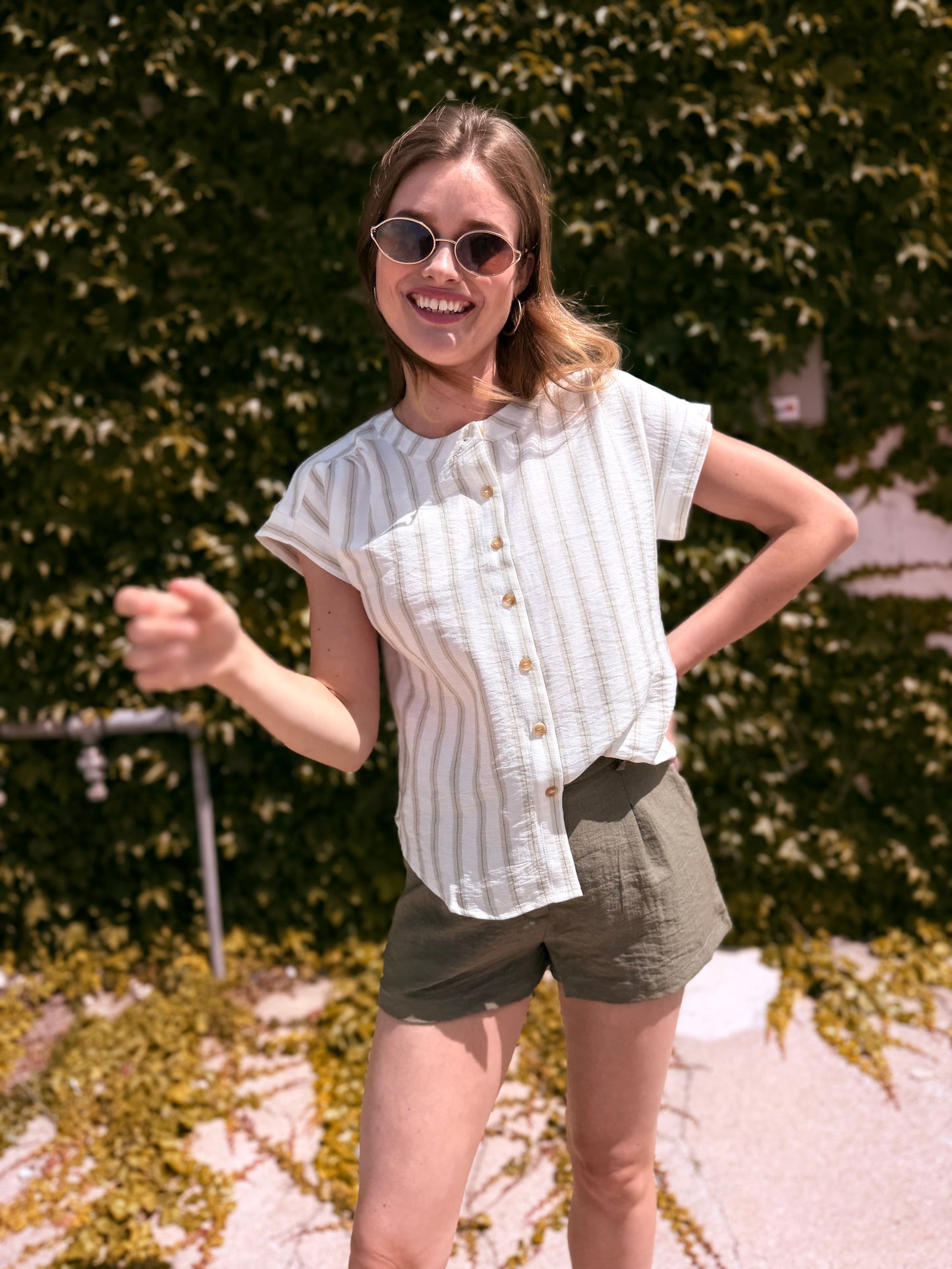 The Resort Linen Short - Olive