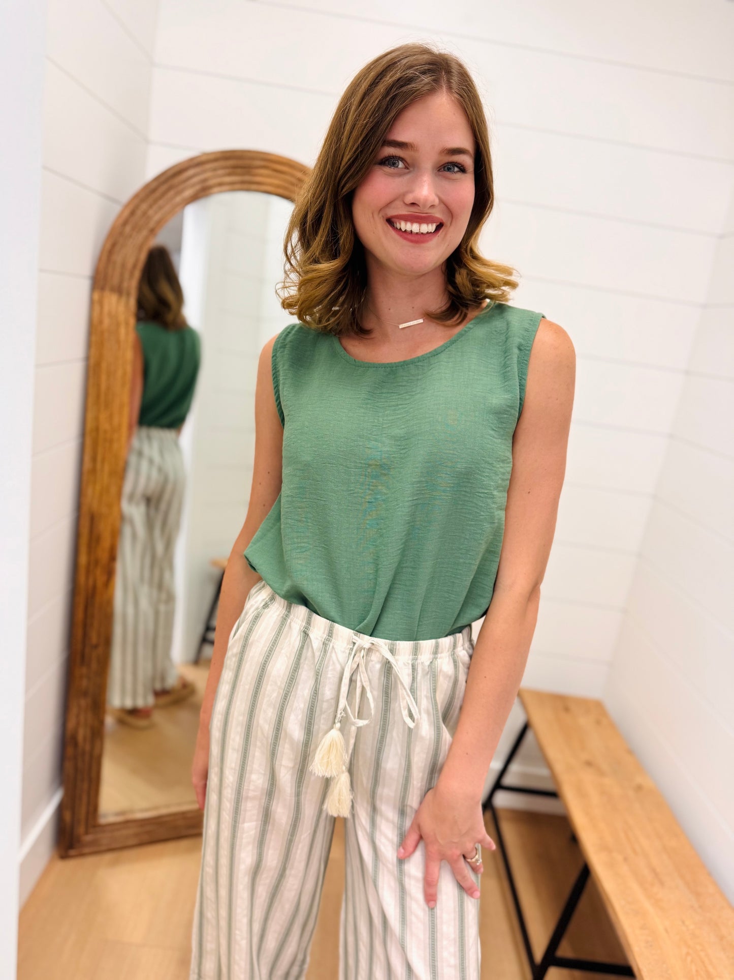 Green Tank Top
