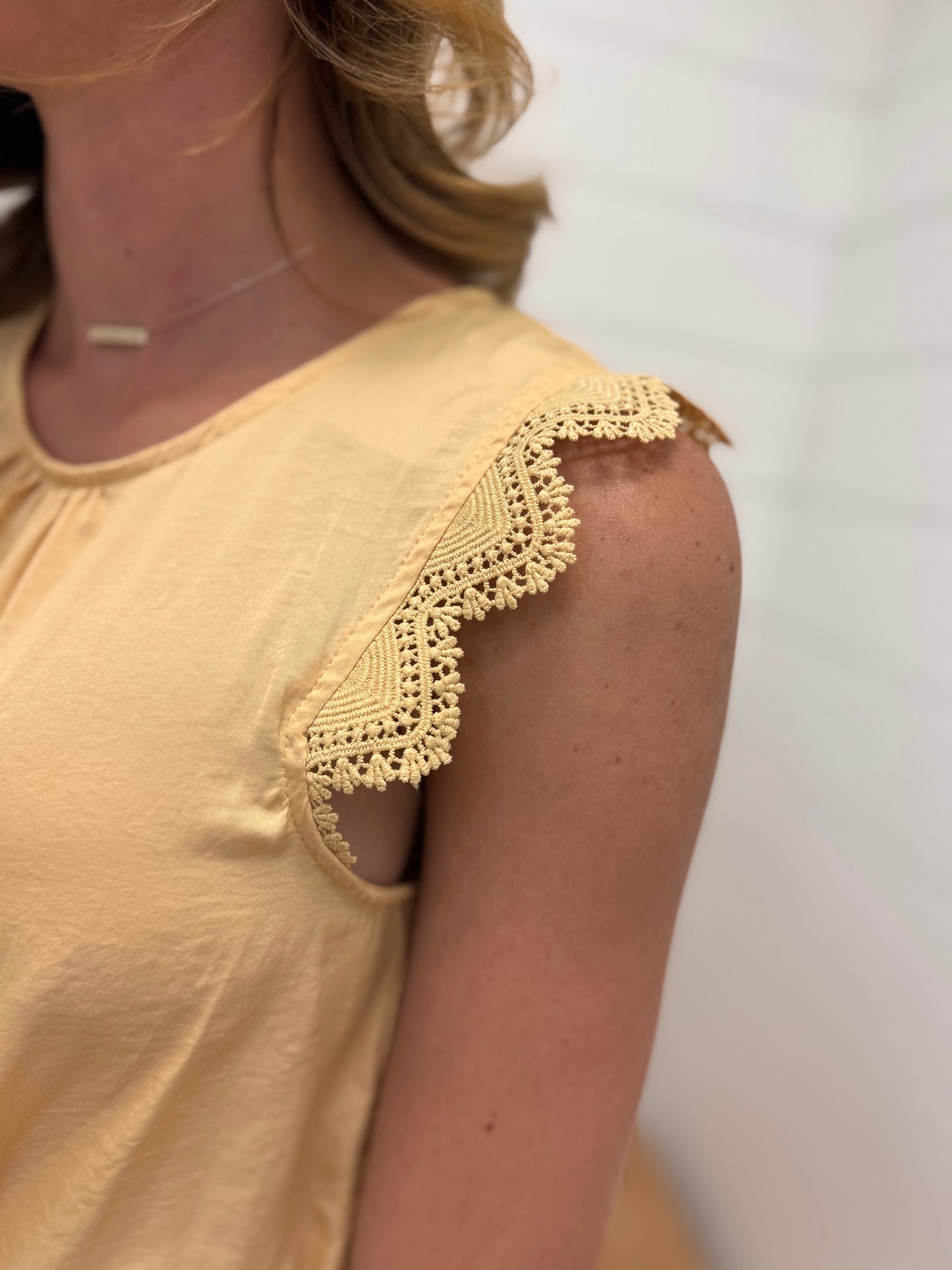 Lace Trim Tank