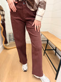 Adjustable Waist Band Jeans with Pleats - Risen