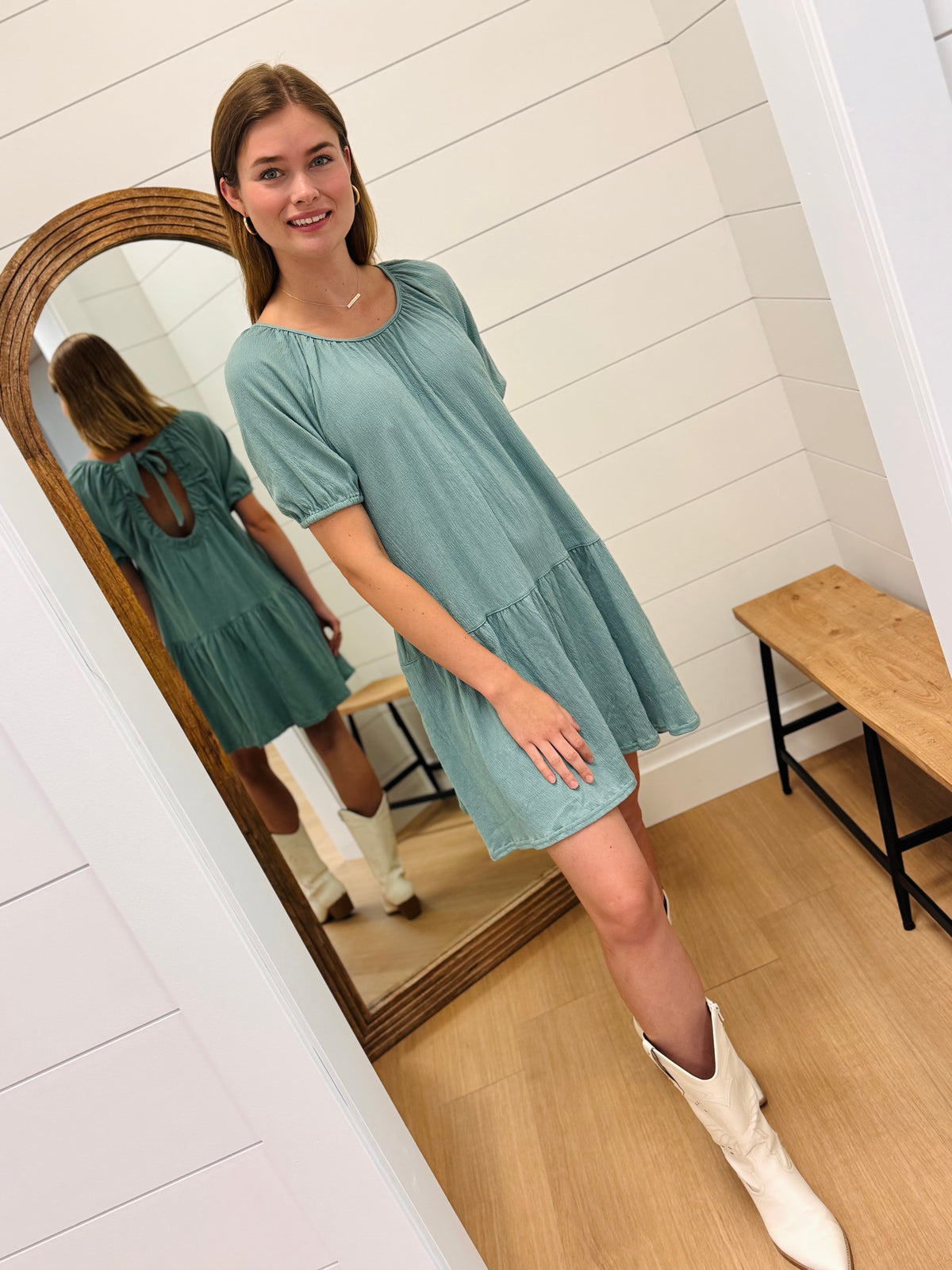 Sage Green Dress