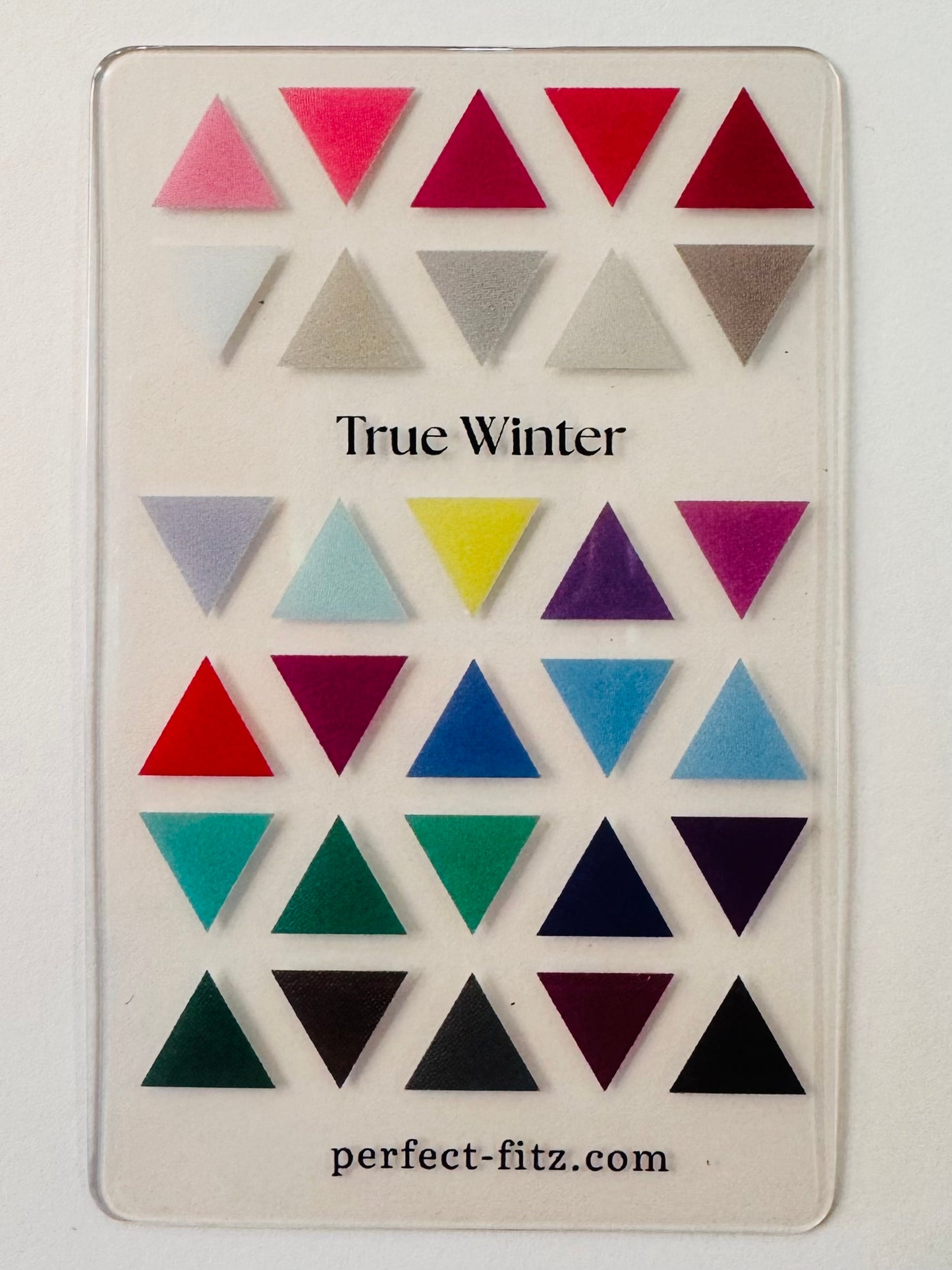 Color Season Clear Card