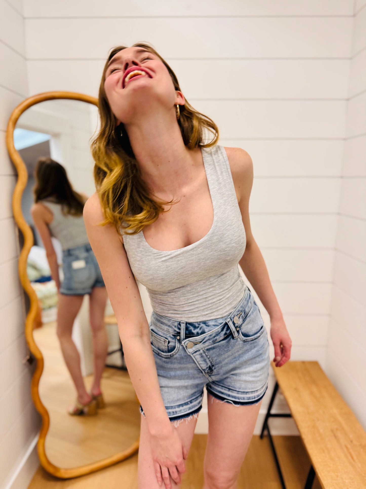 Scoop Neck Layering Tank Top