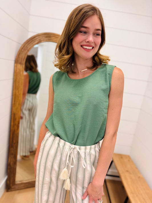 Green Tank Top