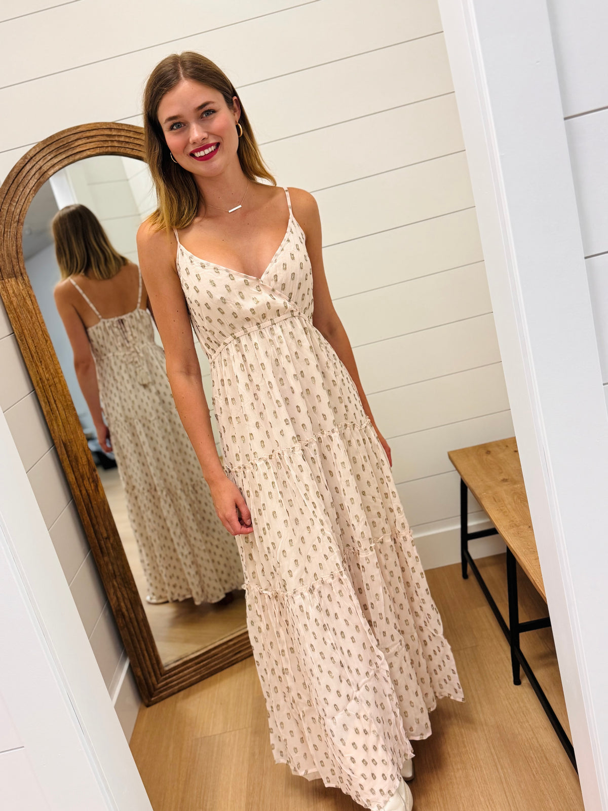 Polka Shine Maxi Dress