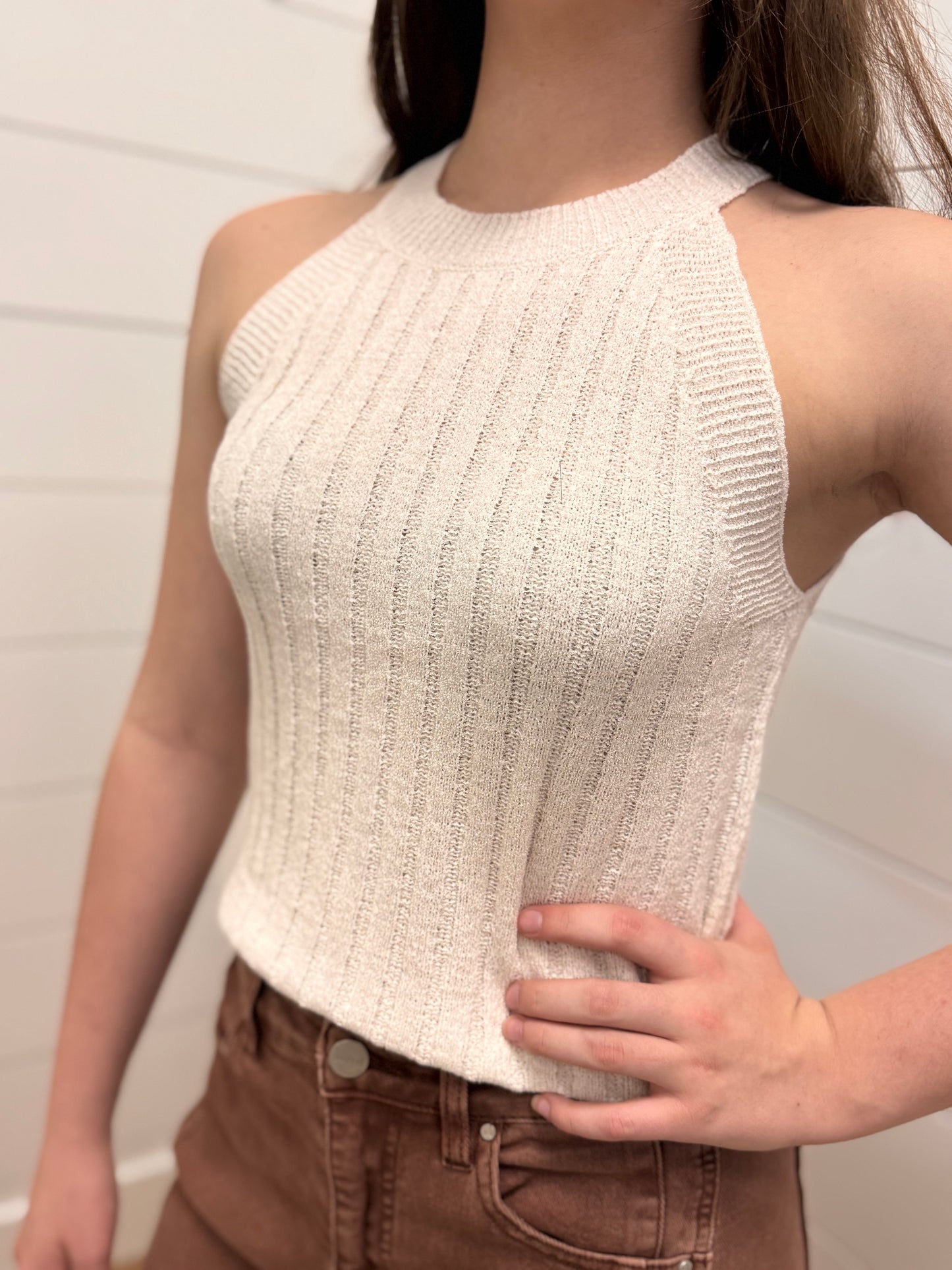 Crochet Knit Tank Top