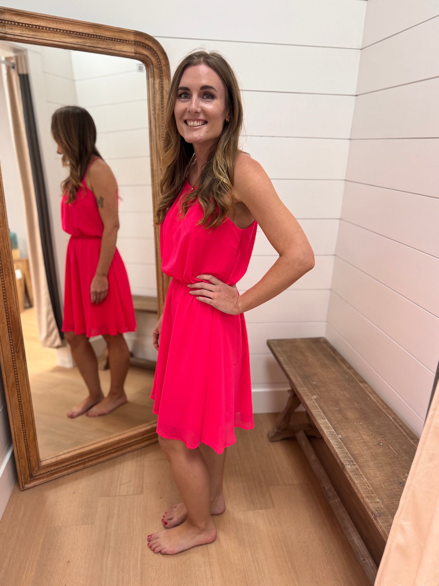 Hot Pink Dress