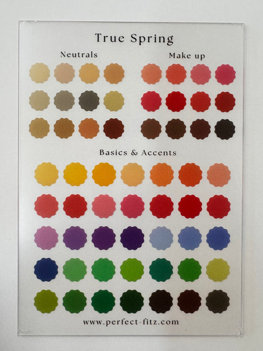 Color Season Clear Card