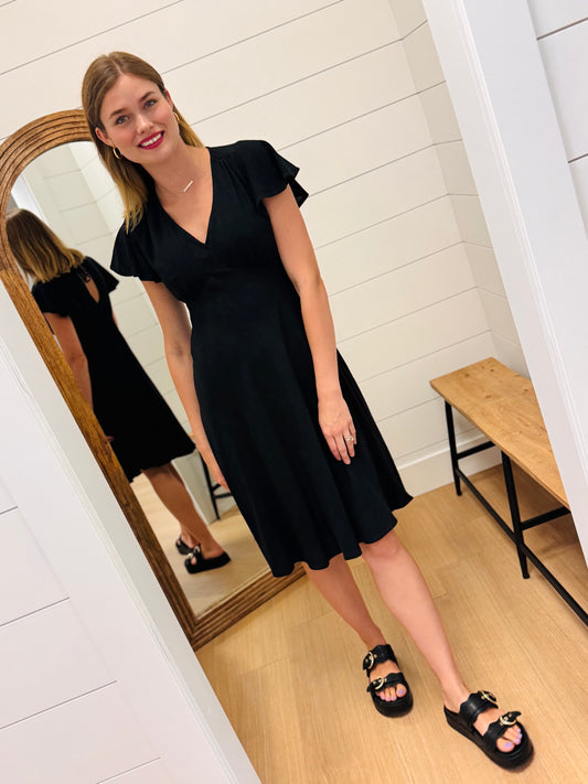 Black Midi Dress