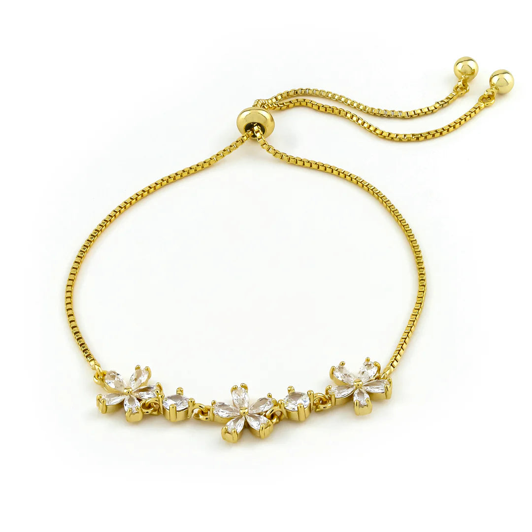 Gold Wildflower Bracelet - Erimish