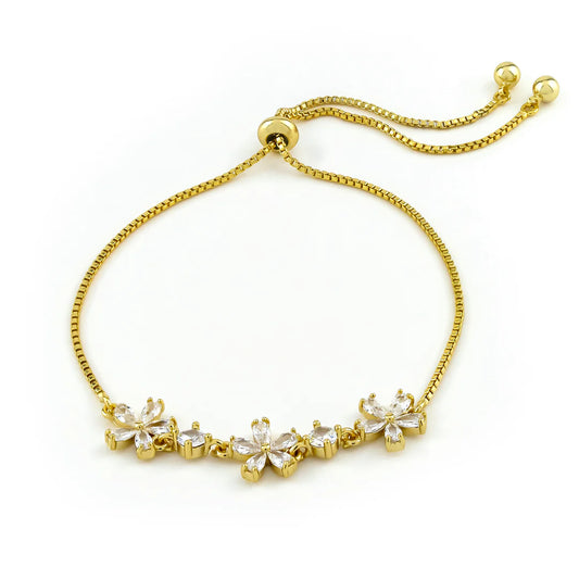 Gold Wildflower Bracelet - Erimish