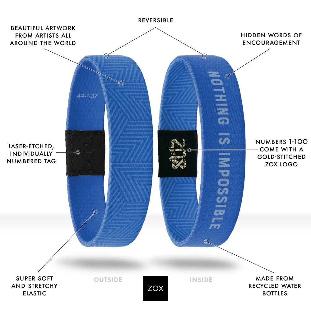 Nothing is Impossible - Interactive ZOX Bracelet Bible Verse