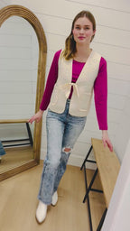 Floral Quilted Vest
